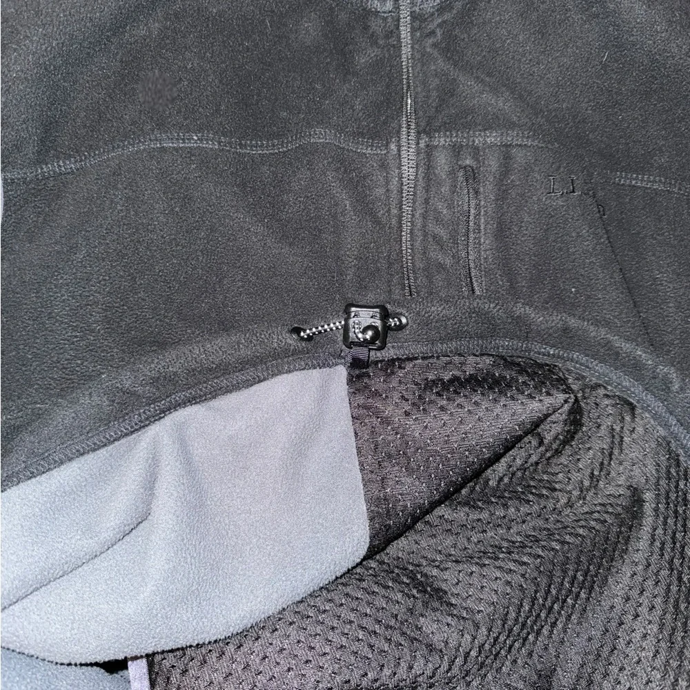 L.L. Bean Fleece Sleeveless Vest in Black Men’s Size XL - Picture 5 of 5